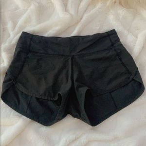 Black lulu lemon shorts